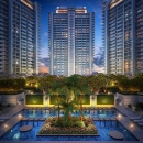 DLF Sec 79 - Pool Night View
